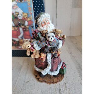 Lang wise bountiful bears three third Santa Claus Xmas 1st edition figure vintag